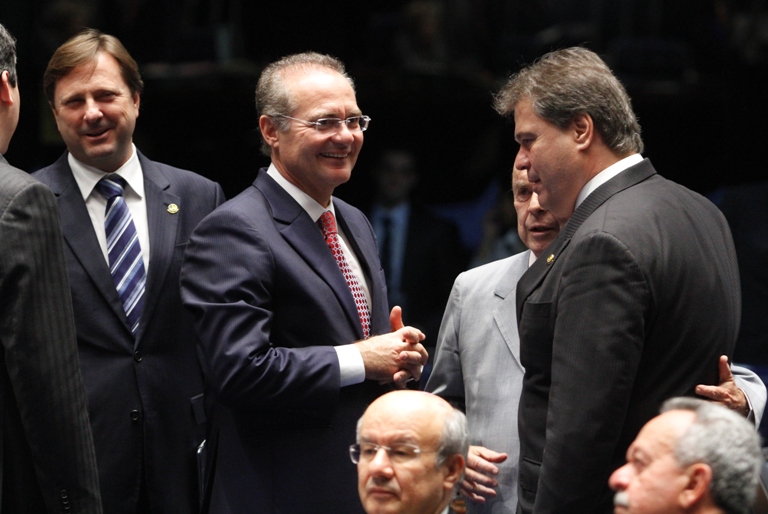 Renan no Plenário do Senado/assessoria